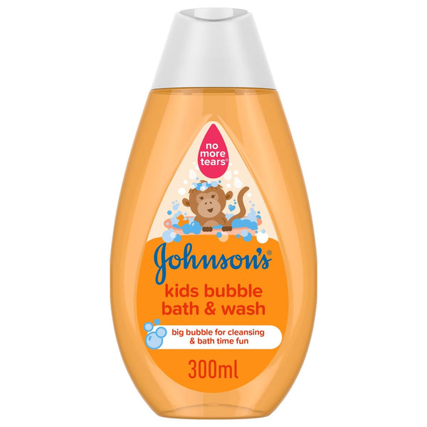 Johnson's Kids Bubble Bath & Wash No More Tears Formula 300ml