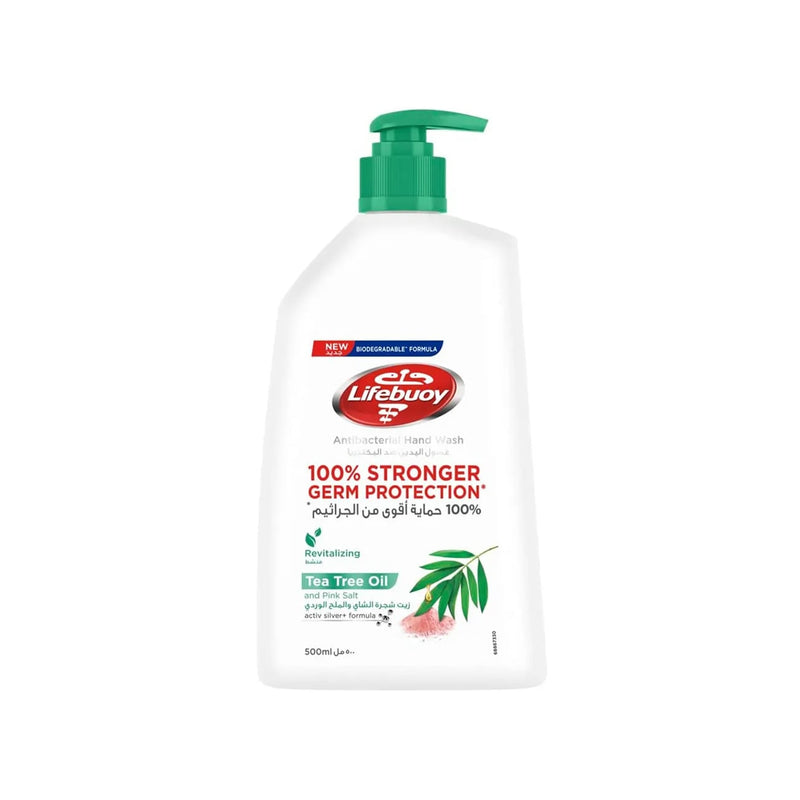 Lifebuoy Hand Wash Tea Tree Oil Pink Salt 500 ml