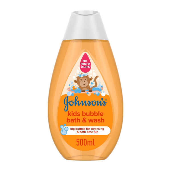 Johnson's Kids Bubble Bath & Wash No More Tears Formula 500ml