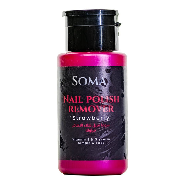 Soma Strawberry Nail Polish Remover Gentle Formula 200ml