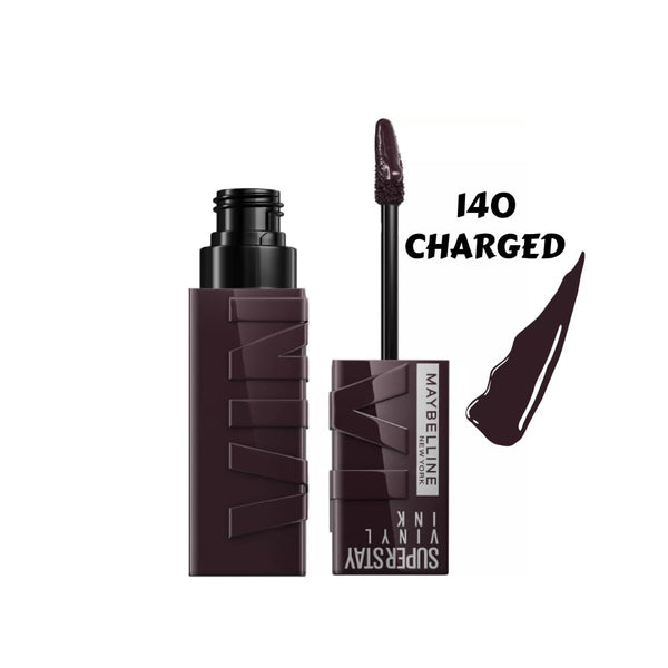 Maybelline Super Stay Vinyl Ink Liquid Lipstick Vinyl Finish Color No. 140 Charged 42ml