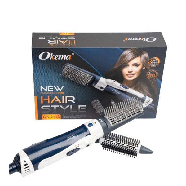 OKEMA Professional Hair Styling Brush Set OK-2113, 1200W, 2 Brushes, 220-240V