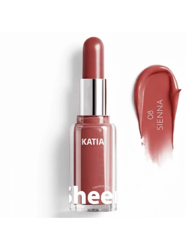 Katia Creamy Stick Lip Tint, Soft Finish, 08 Siena, 4.5 g