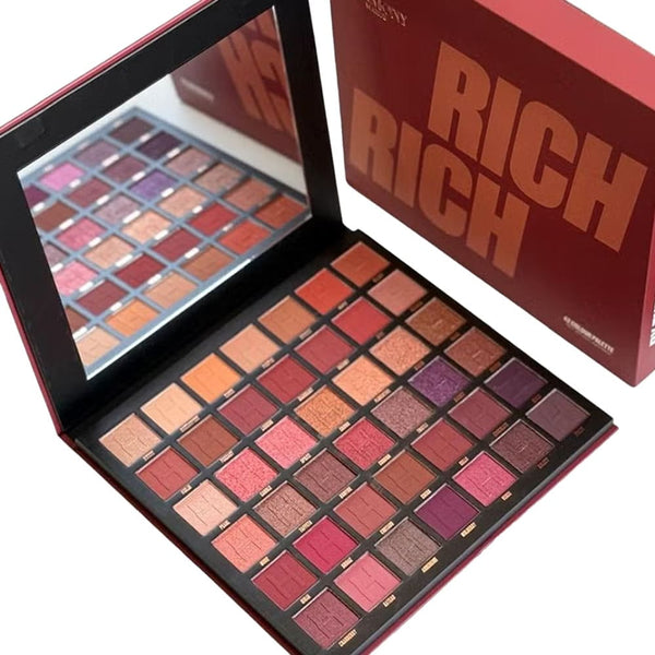 Harmony Makeup 42-Color Eyeshadow Palette RICH Matte Shimmer Metallic