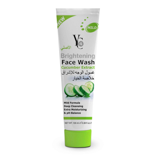 YC Face Wash Gel Cucumber Extract Brightening 100ml