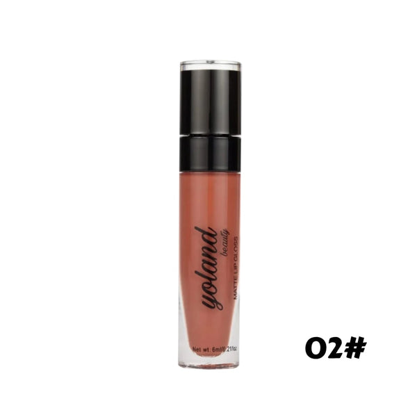 Yolande Beauty Liquid Lipstick Creamy Velvety Finish Shade 02