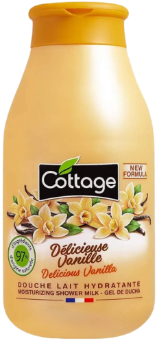 Cottage Shower Gel Moisturiser Vanilla Scent 250ml