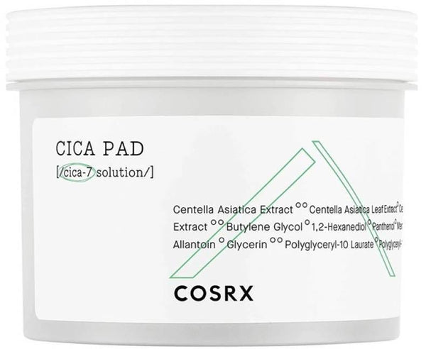 Cosrx Pure Fit Cica Toner Cleansing Pads with Cica-7 Complex, 90 Pads