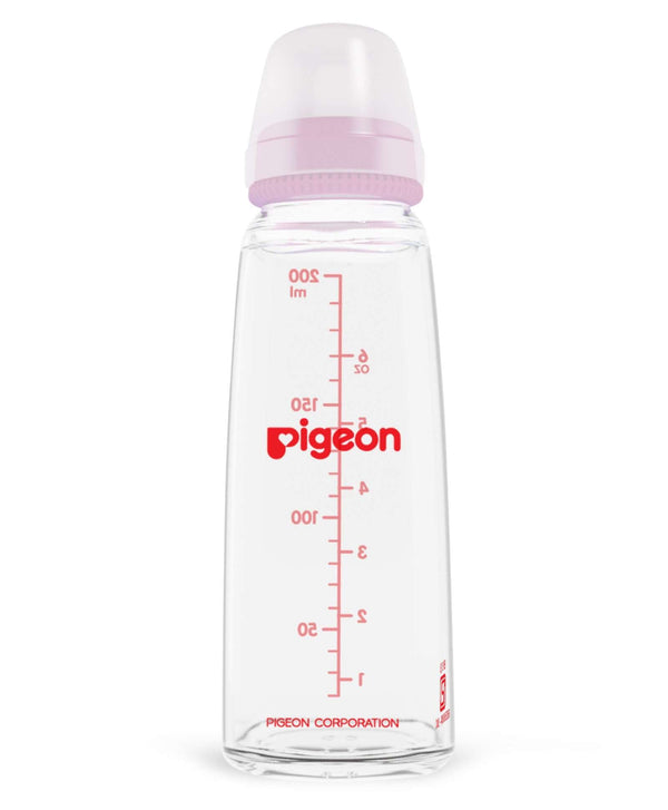 Pigeon Glass Baby Feeding Bottle Borosilicate Glass BPA-Free Low Birth Weight 200 ml