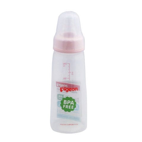 Pigeon Glass Feeding Bottle K-6 200 ml Borosilicate BPA-Free Transparent Cap