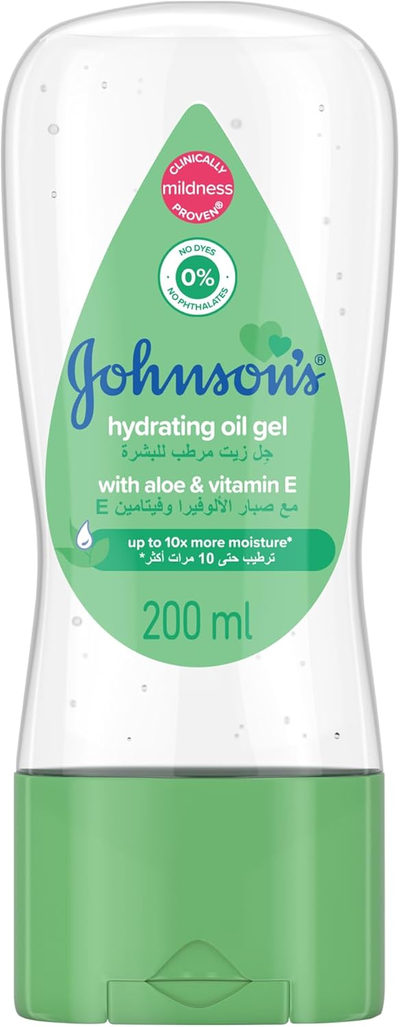 Johnson's Baby Hydrating Oil Gel Aloe Vera Vitamin E 200ml