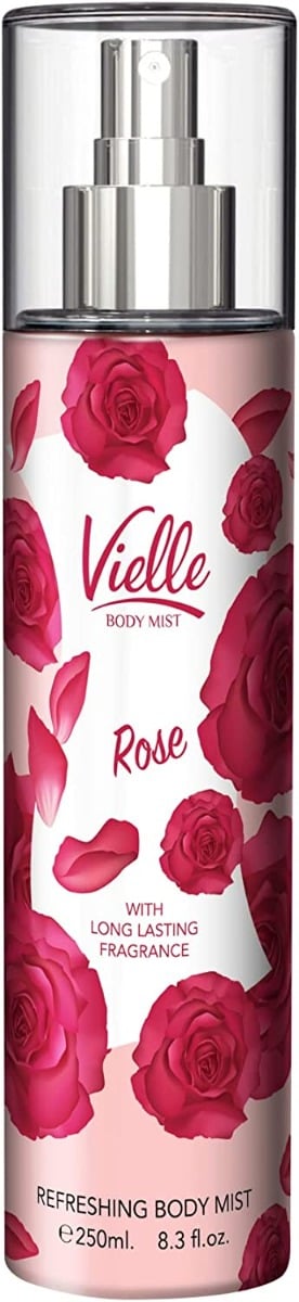 Vielle Body Mist Rose Fragrance Hydrating Spray 250 ml