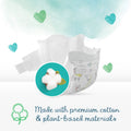 Pampers Pure Protection Premium Diapers Size 1 2-5kg Wetness Indicator 50 Count
