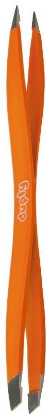 Beter Dupli Double-Tip Tweezers Fine & Slanted Tip Naranja 11.2 cm