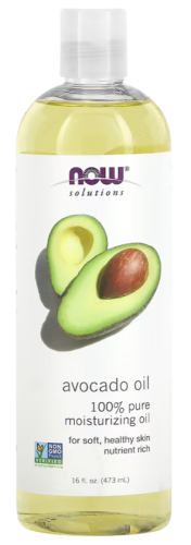 NOW Avocado Oil Natural Moisturizing Oil for Hair and Skin