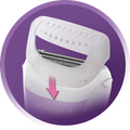 Remington Smooth & Silky Battery-Operated Lady Shaver with Aloe Vera Strip