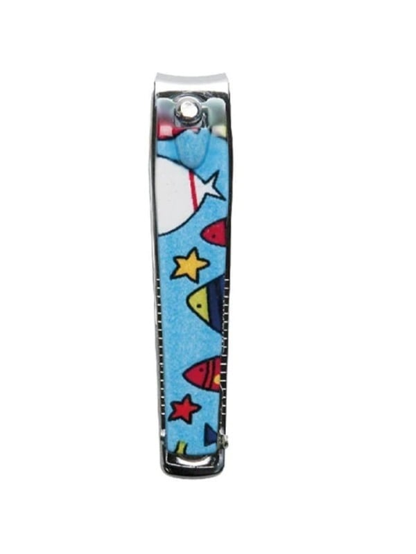 TITANIA Nail Clippers with Comfortable Grip, Sharpened Cutting Edges, Random Color