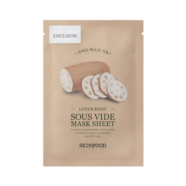 Skinfood Lotus Root Moisturizing Nourishing Face Sheet Mask, 22g