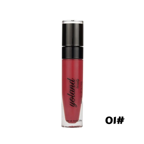 Yolande Beauty Liquid Lipstick Creamy Velvety Finish Shade 01 6ml
