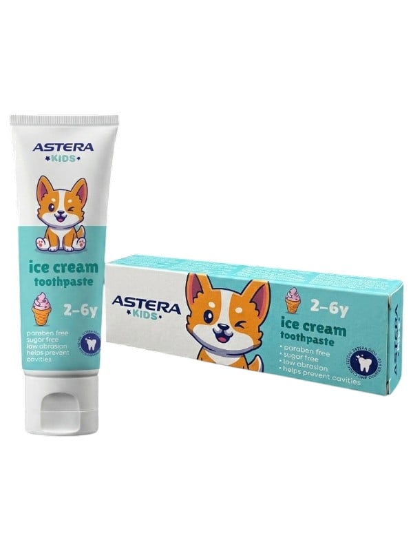 Astera Ice-Cream Flavor Fluoride-Free Toothpaste for Kids
