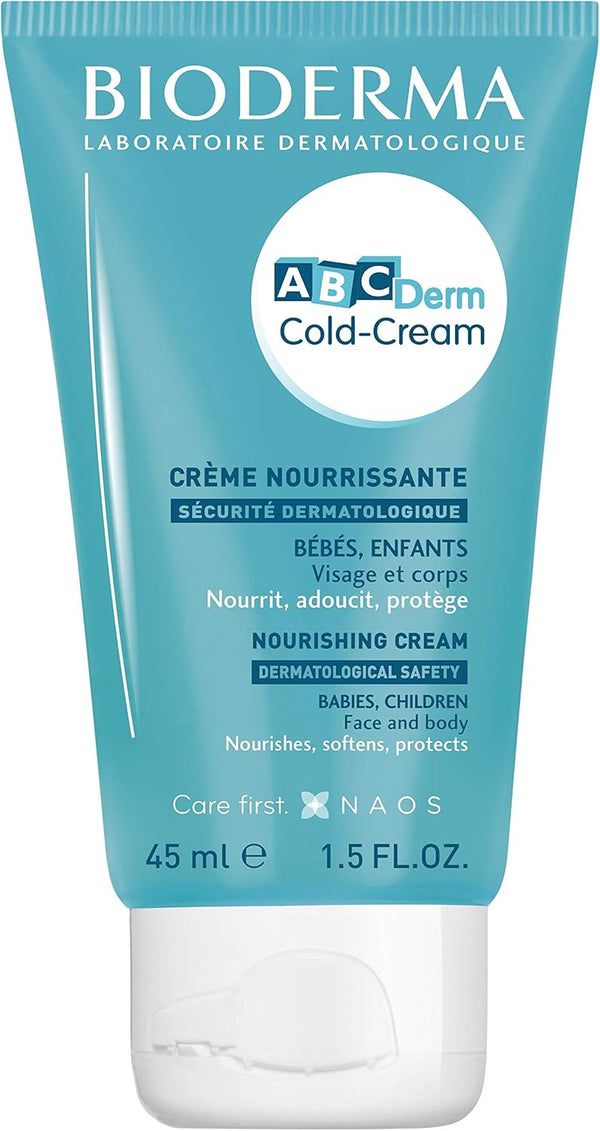 Bioderma ABCDerm Cold-Cream Nourishing Face & Body Cream Glycerin Sweet Almond Oil 45 ml
