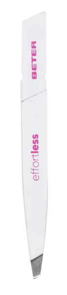 Beter Effortless Slanted-Tip Tweezers White 10 cm
