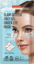 PUREDERM Glam Glitter Under-Eye Masks, 6 Pairs