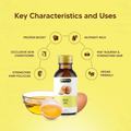 Hemani Egg Oil Hair & Skin Nourishing Oil, Moisturizing Formula, 30 ml