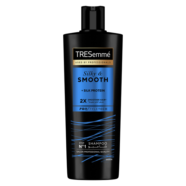 TRESemme Silky & Smooth Shampoo Liquid Formula Silk Amino Acids 400ml