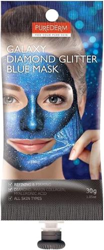 PUREDERM Galaxy Diamond Glitter Blue Peel-Off Face Mask 30g