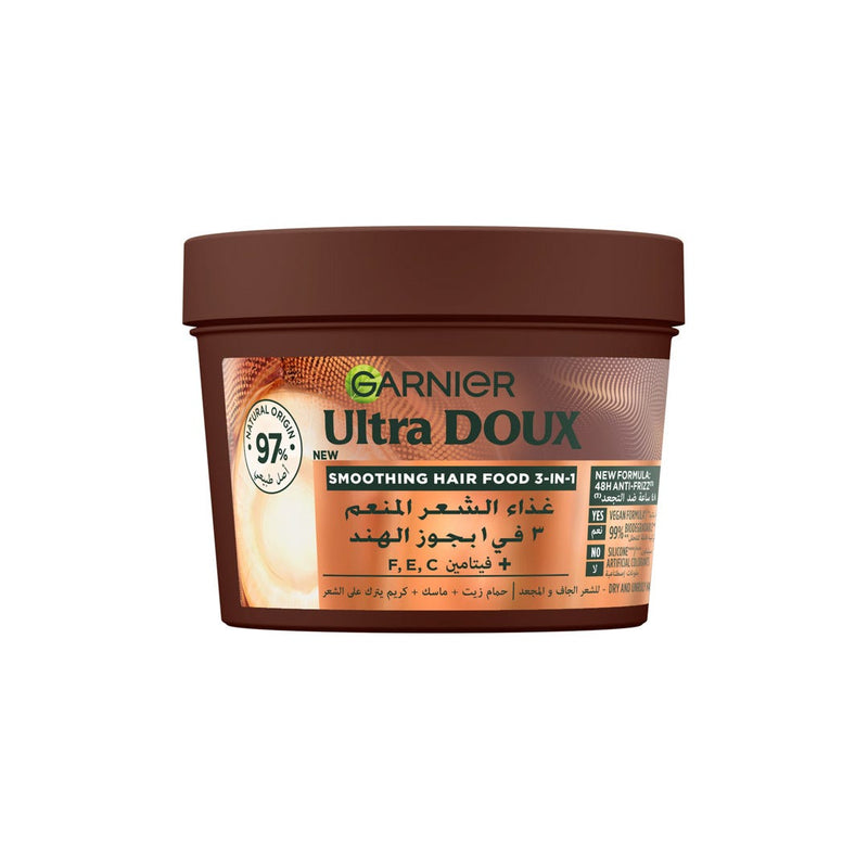 Ultra Doux Hair Food Smoothing Hair Mask Coconut & Macadamia 3-in-1 390ml