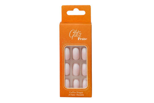Glitz Petite Nails Ombre Press-On False Nails, 24 Pieces, Shade #21
