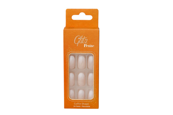 Glitz Petite Nails Ombre White #22 24 Pieces