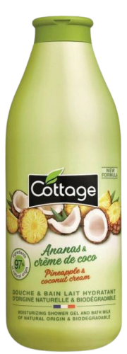 Cottage Shower Gel Pineapple & Coconut Refreshing Moisturizing Formula
