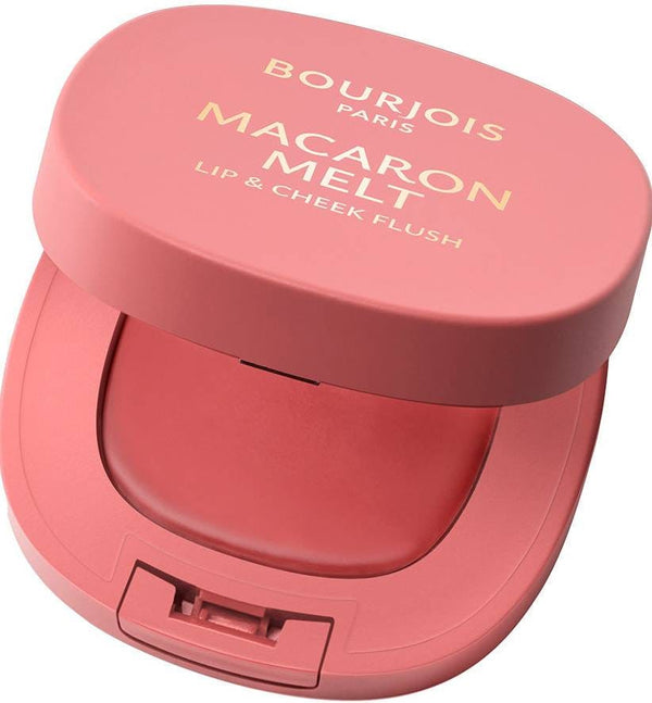 Bourjois Macaron Melt Lips & Cheeks Flush Cream-to-Powder Blush Honey Nougat