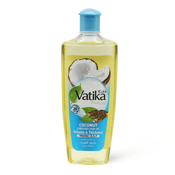 Vatika Coconut Enriched Hair Oil, Nourishing Coconut Formula, Volume & Thickness, 300 ml