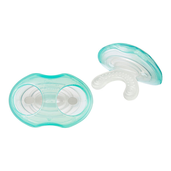Tommee Tippee Closer To Nature Stage 1 Soft Teethers Textured Surfaces 2 Pieces 3M+