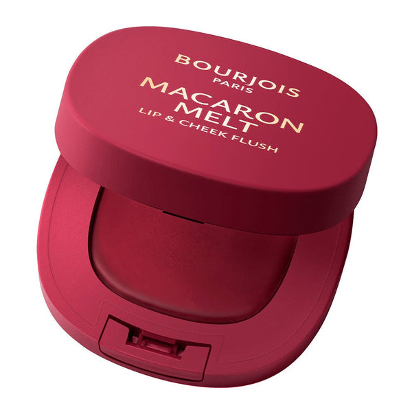 Bourjois Macaron Melt Lips & Cheeks Cream-to-Powder Blush Berry Smoothy