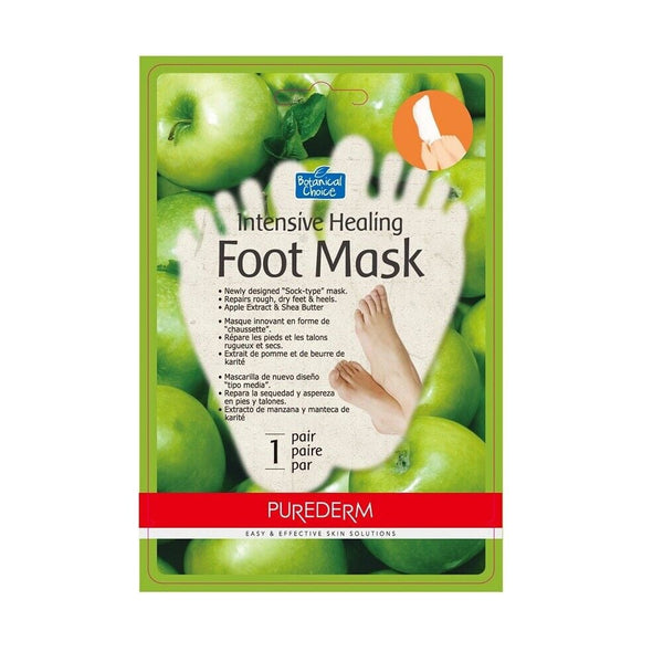 Purederm Intensive Foot Mask Apple Extract Moisturizing Foot Care