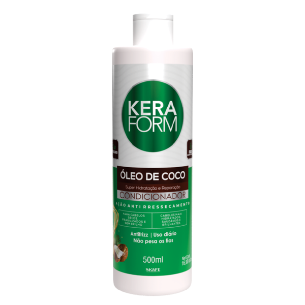 Skafe Kera Form Moisturizing Conditioner with Coconut for Dry and Damaged Hair