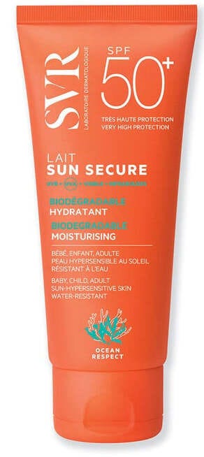 SVR Sun Secure Hydrating Milk SPF 50+ Face and Body, 100 ml