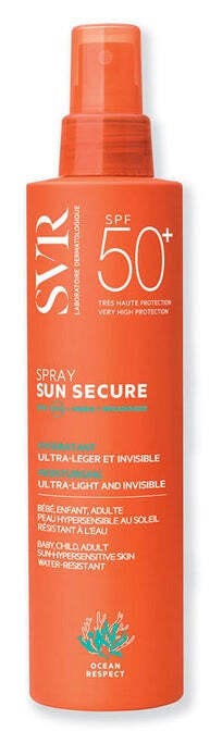 SVR Sun Secure Hydrating Spray SPF50+ Dry Touch Invisible Finish 200 ml