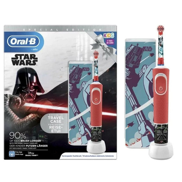 Oral-B Kids Star Wars Rechargeable Electric Toothbrush, 2 Cleaning Modes, Ages 3+