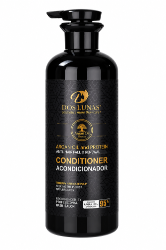 DOS LUNAS Argan Oil & Protein Conditioner, Anti-Hair Fall & Renewal, 750 ml