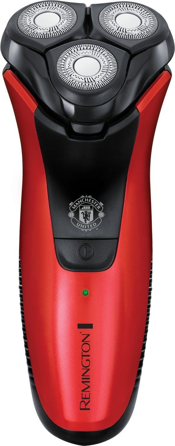 Remington Manchester United Power Series Aqua PR1355 Electric Shaver, Cordless Waterproof, 40-Minute Runtime