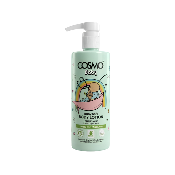 Cosmo Baby Soft Lotion Moisturizing Fast-Absorbing Formula 500ml