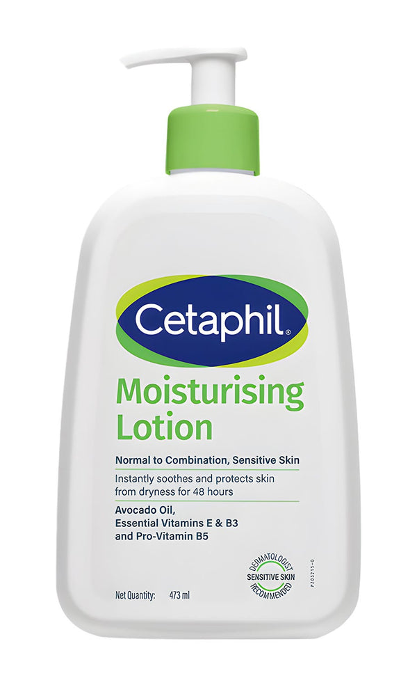 Cetaphil Moisturizing Lotion Avocado Oil Niacinamide Panthenol Glycerin 473 ml