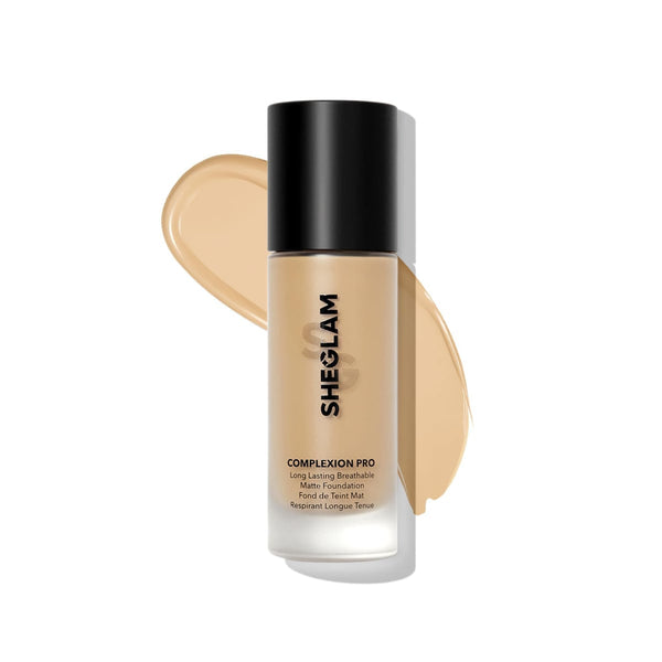 SheGlam Complexion Pro Matte Foundation Lightweight Breathable Finish