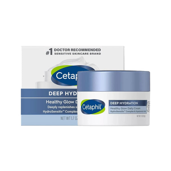 Cetaphil Healthy Glow Daily Cream Hyaluronic Acid Moisturizer 48 g