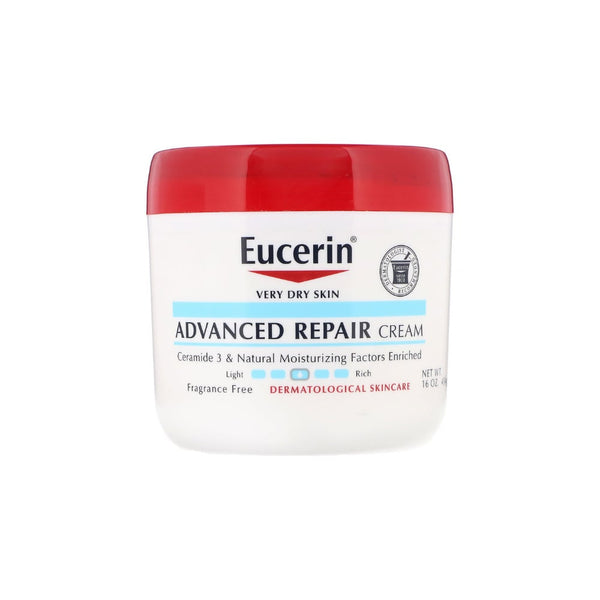 Eucerin Advanced Repair Cream Ceramide 3 Fragrance-Free Very Dry Skin 454 g